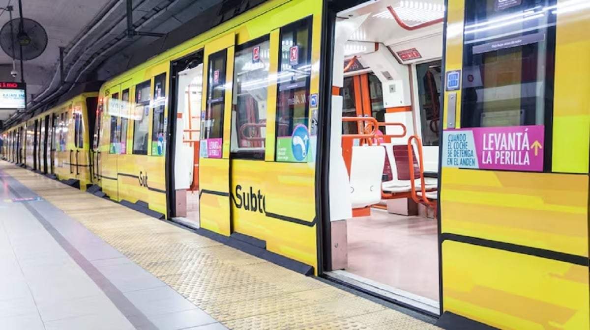 Subte. Fuente: (Instagram)