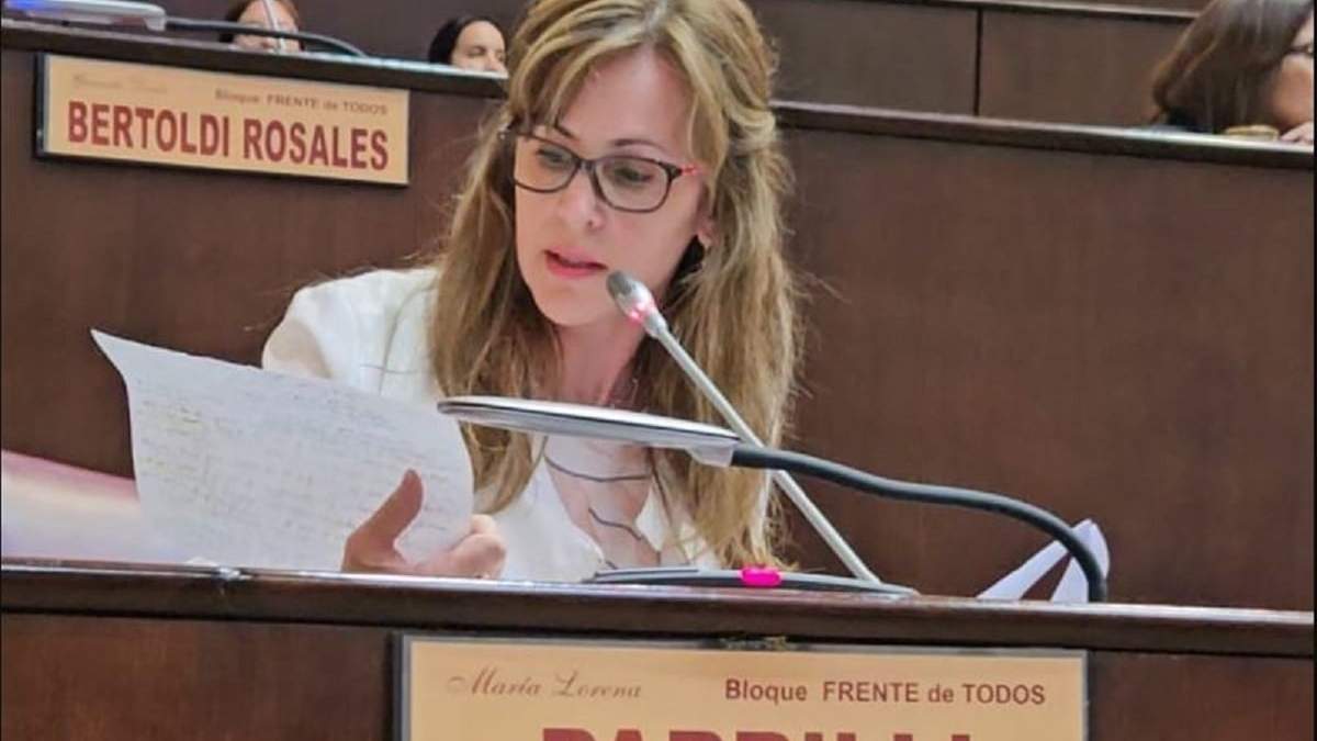 Lorena Parrilli, Diputada Provincial del Frente de Todos. Fuente: (Prensa Parrilli)