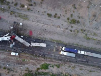 Choque carretero en Sonora deja 16 muertos