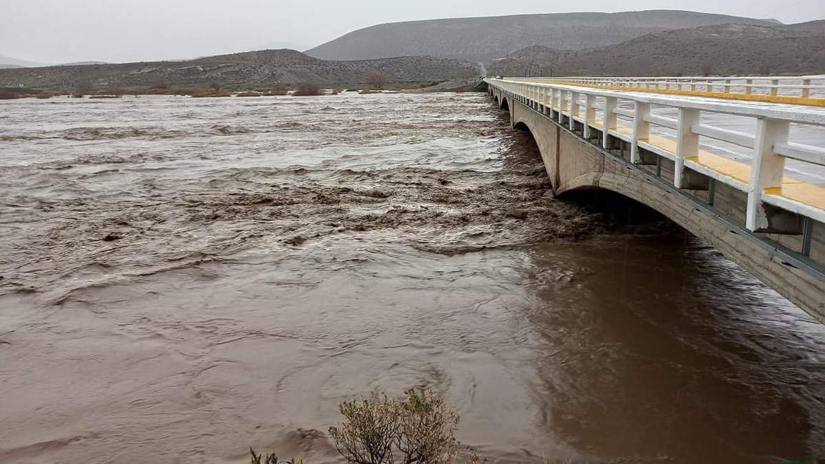 Crecida del río Neuquén en la zona norte. Fuente: (Gobierno de Neuquén)