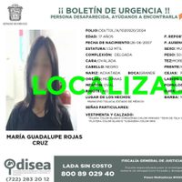 FGJEM confirma que localizó a Lupita, otra adolescente que escapó del albergue DIFEM