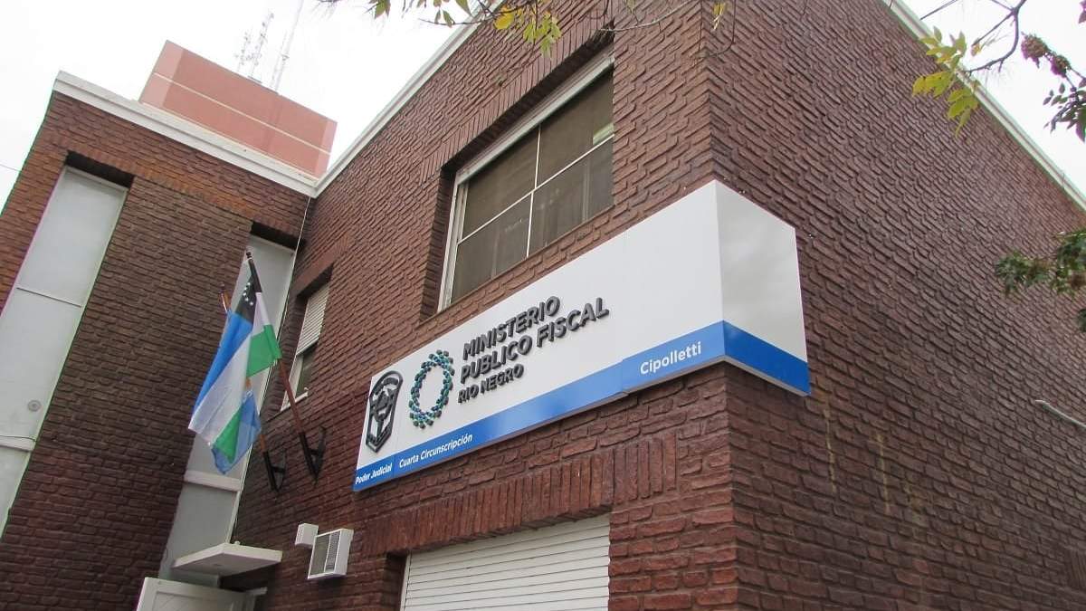 Ministerio Público Fiscal de Río Negro, sede Cipolletti. Fuente: (Facebook)