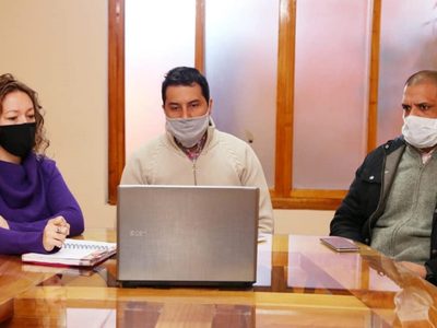 Zapala: importantes reuniones mantuvo el intendente Koopmann