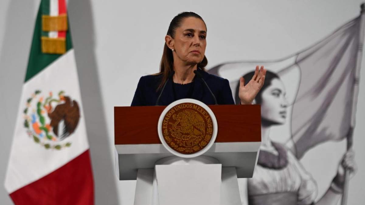 La presidenta Claudia Sheinbaum