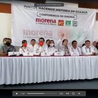 Periodistas de Oaxaca abuchean al dirigente de Morena, Mario Delgado (Video)