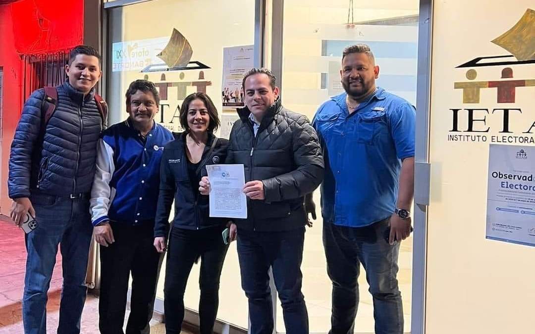 Dirigentes del PAN y PRI registran la coalición Fuerza y Corazón X Tamaulipas