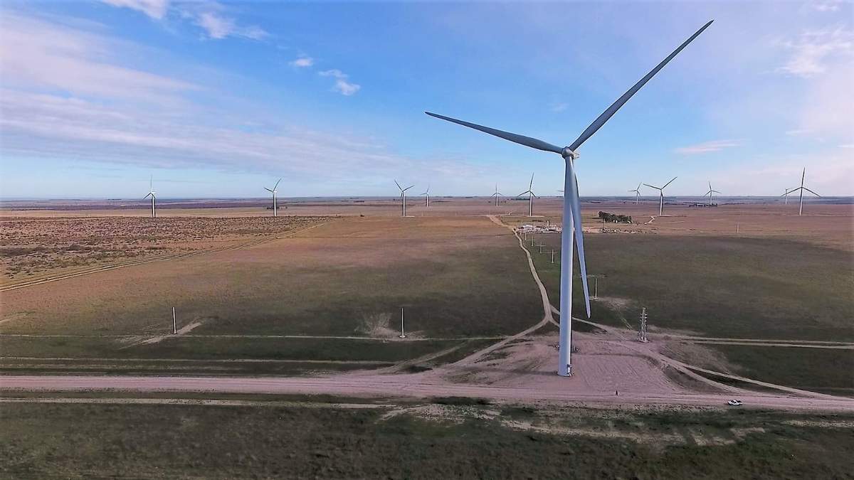 Generación de energía eólica. Fuente: (Twitter)