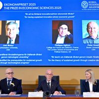 El Nobel de Economía reconoce a 3 investigadores por explicar el impulso económico de la innovación