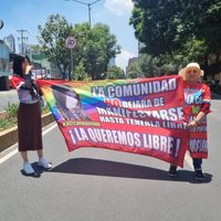 Activistas cierran avenida Revolución; piden liberar a Dayana, mujer trans detenida hace cuatro años