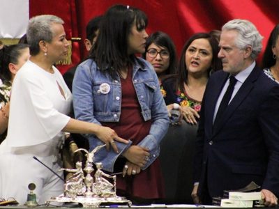 Tras dichos de Quadri, legisladoras trans tomaron la tribuna de la Cámara de Diputados (Video)