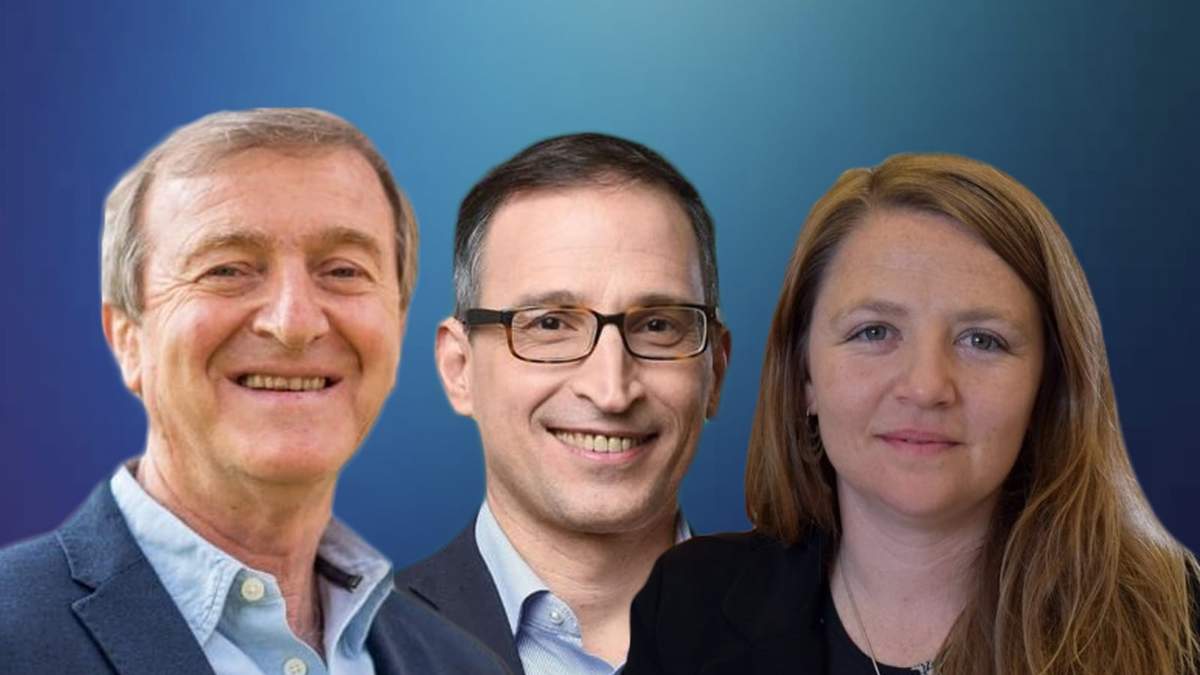 De izquierda a derecha: Aníbal Tortoriello, Agustín Domingo y Ana Marks. Fuente: (Minuto Neuquén)