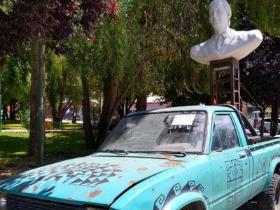 Vandalismo en Junín de los Andes: dañaron el “Néstor-móvil”