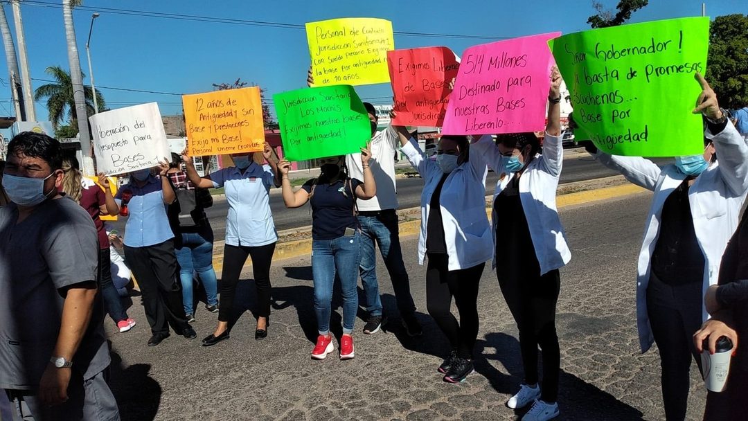 Foto Facebook  Sindicato de Trabajadores del Sistema Nacional de Salud -Sección 18 Sinaloa