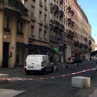 Ocho heridos por explosión en Lyon