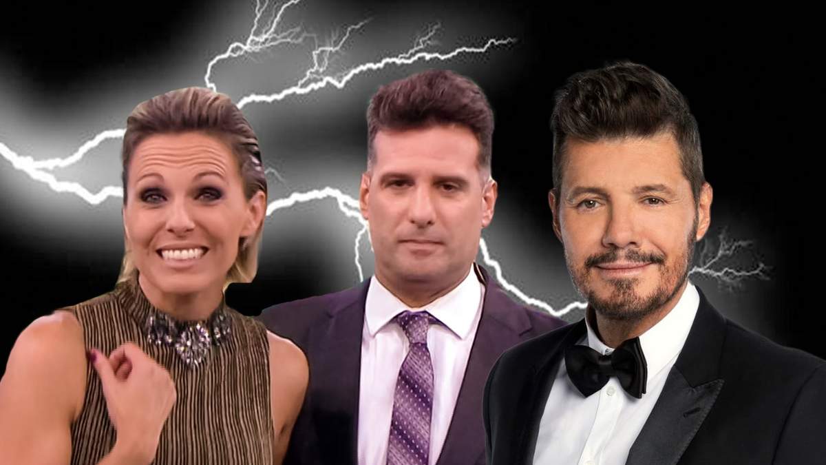 Marcelo Tinelli, José María Listorti y Denise Dumas. Fuente: (Twitter)
