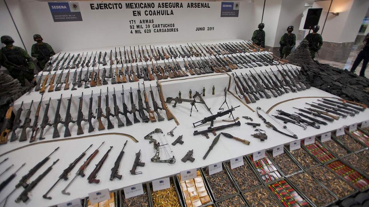 Rastreo del ATF. Decomisos en México