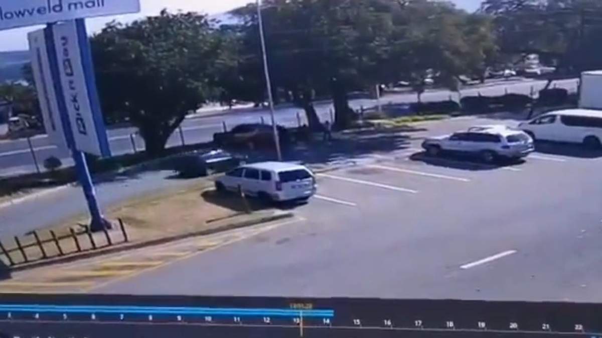 Momento en que sujetos disparan a Petros