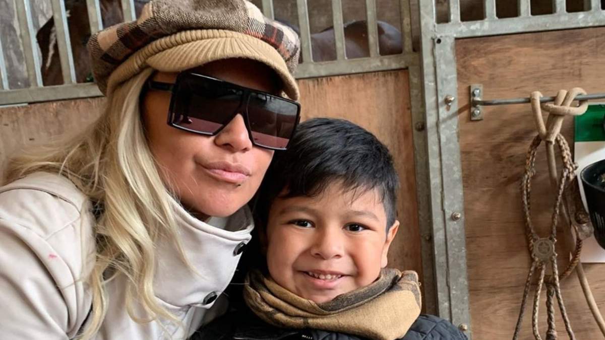 Verónica Ojeda. Diego Fernando Maradona. Fuente: (Instagram)