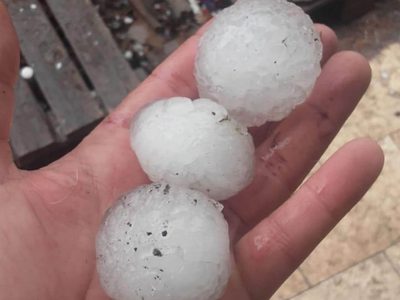 Activan alerta por tormentas y granizo en diferentes puntos del país