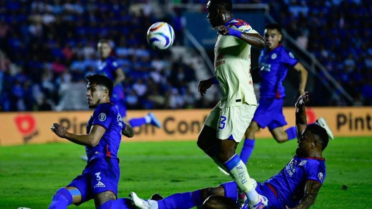 El empate entre América y Cruz Azul