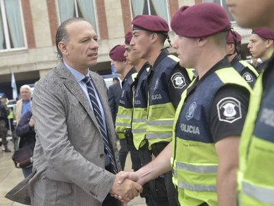 Sergio Berni contó qué va a pasar con los policías que saludaron a Patricia Bullrich