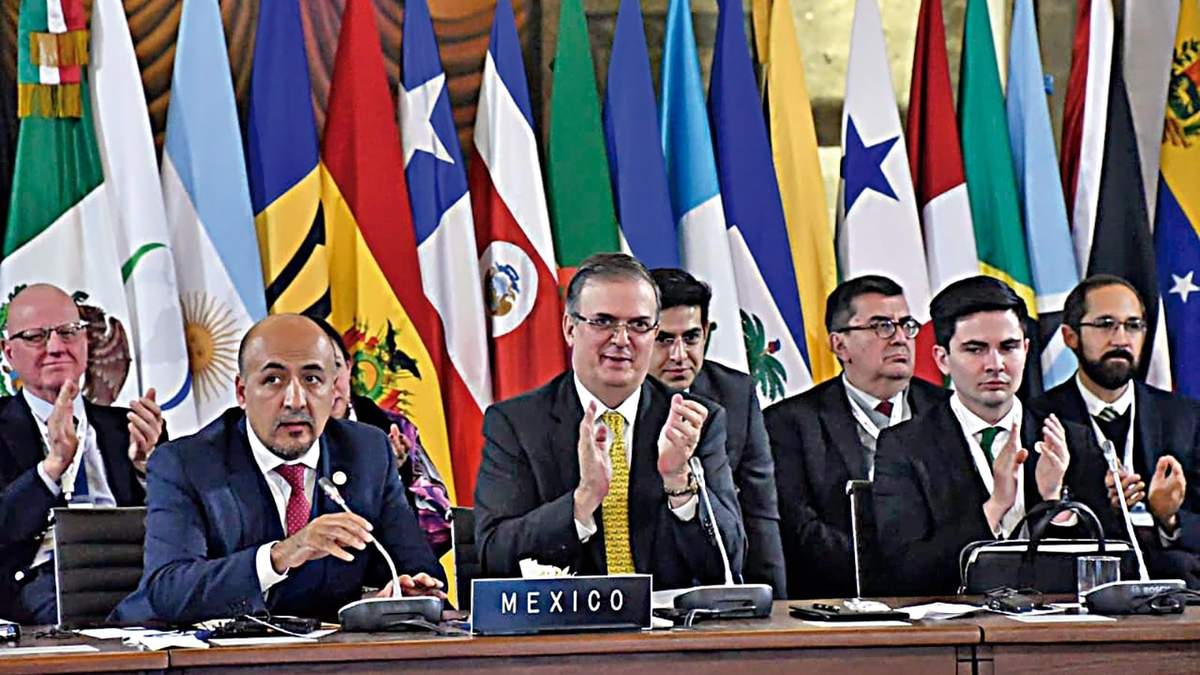 El canciller Marcelo Ebrard
