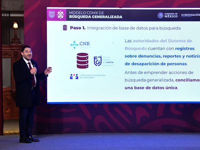 Batres afirma que el 44.8% de personas reportadas como desaparecidas lo hace por voluntad propia