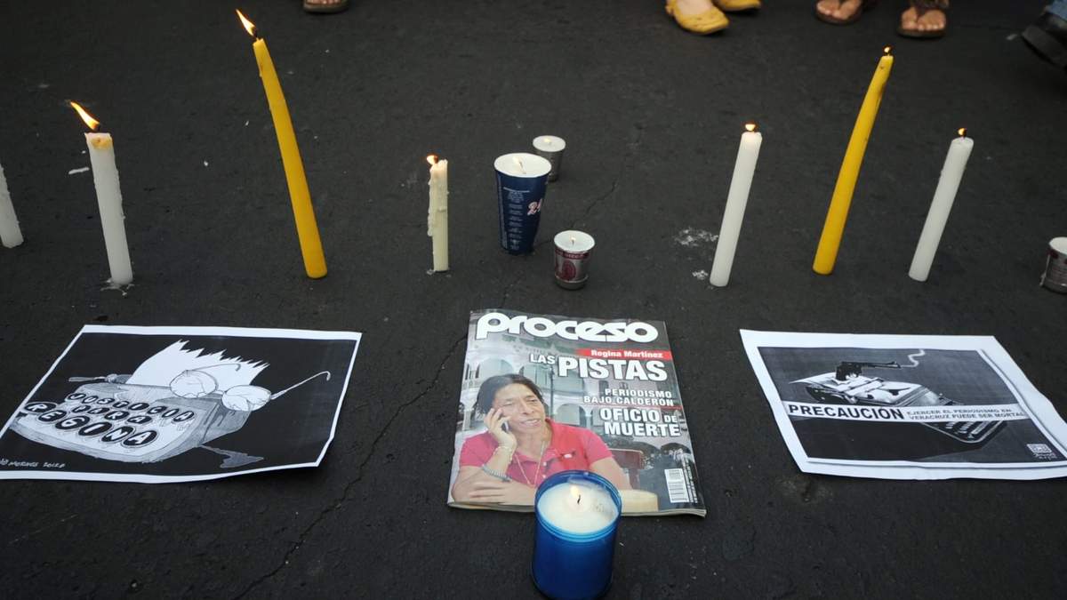 Luto por la reportera asesinada el 28 de abril del 2012