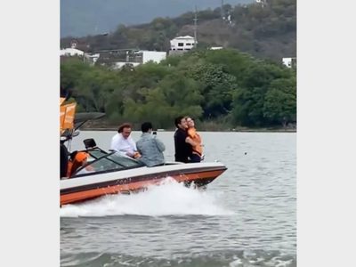 Samuel García y Mariana Rodríguez actúan ahora al estilo Titanic