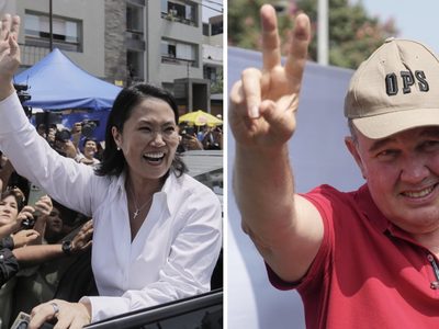 Los ultraderechistas Fujimori y López Aliaga disputarán la presidencia de Perú en segunda vuelta