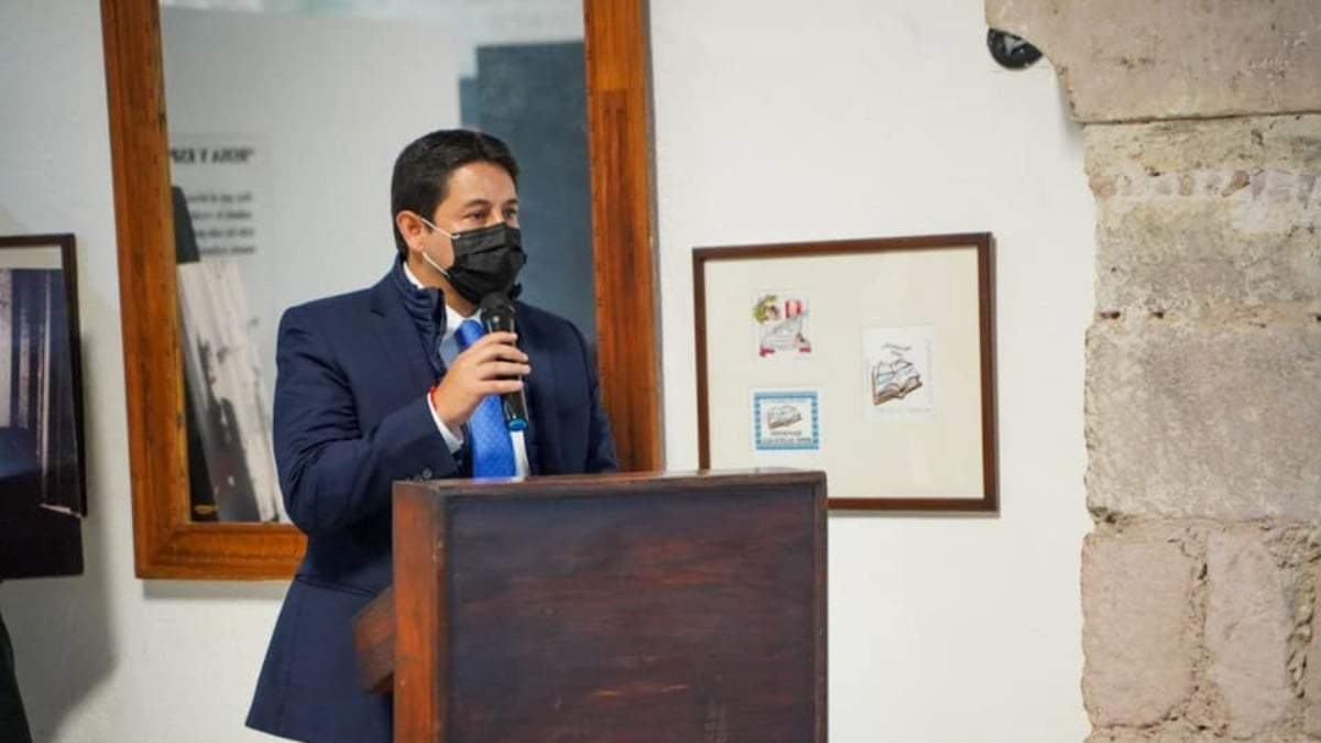El alcalde de Zacatecas, Jorge Miranda Castro
