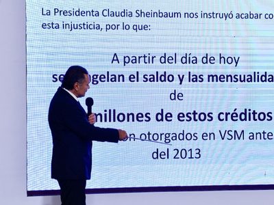 Infonavit congelará 2 millones de créditos