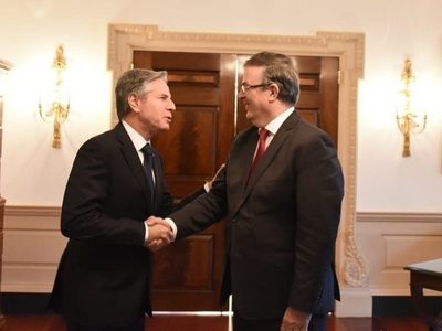 Ebrard y Blinken abordan reunión AMLO-Biden, seguridad, migración y competitividad económica