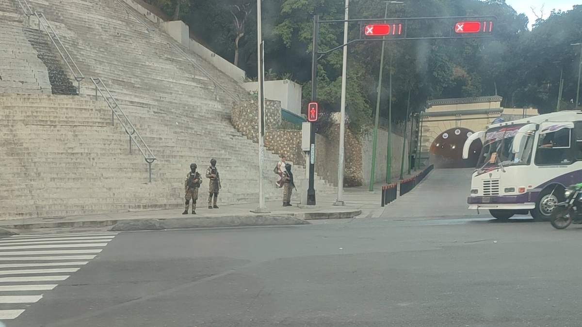 Despliegue de las fuerzas armadas en Caracas