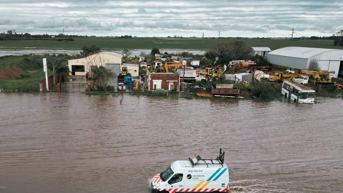 Las tormentas de esta semana causaron fuertes estragos. Fuente: (Twitter)