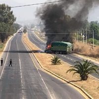 Se cumplen dos días de narcobloqueos en vialidades cercanas a Santa Rosa de Lima
