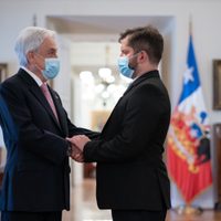 Piñera recibe a Boric en el Palacio de La Moneda para coordinar la transición