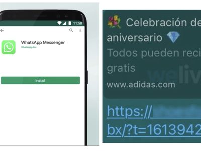 Defraudan en WhatsApp con falsos regalos de Adidas. Así es como operan