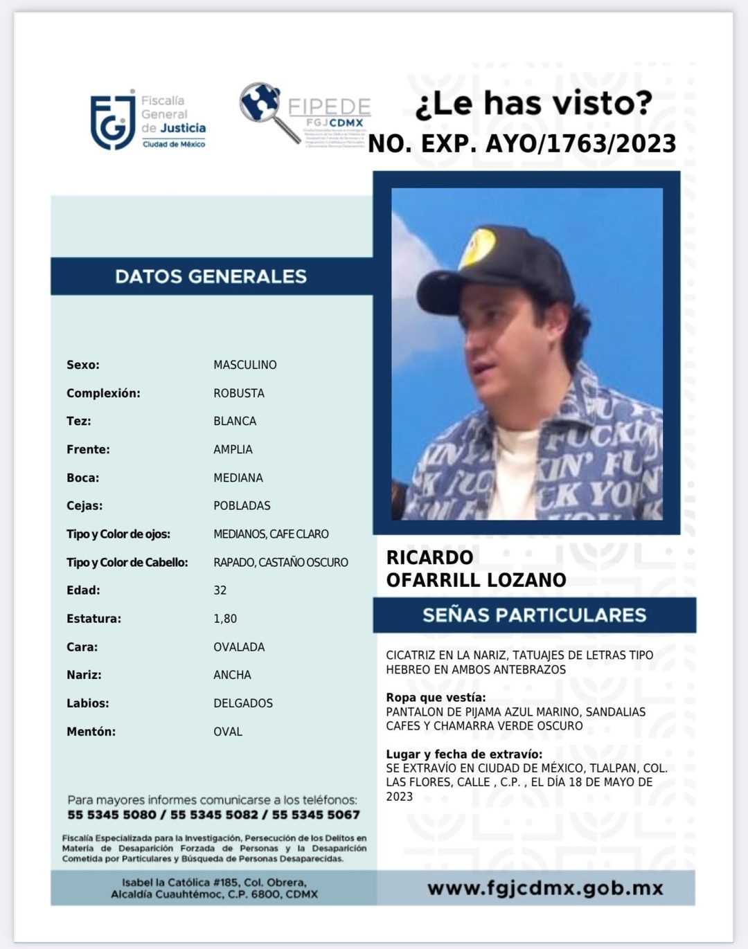 ficha busqueda ricardo o farrill