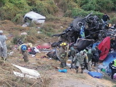 Mueren 24 pasajeros de un autobús en un accidente en la autopista Zacatecas-Aguascalientes
