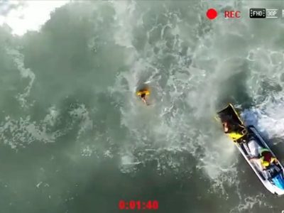 Así rescató un dron a un adolescente que se ahogaba en una playa de España (Video)