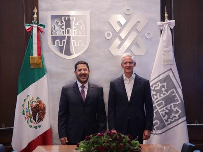 Reunión entre Del Mazo y Batres; esto fue lo que trataron