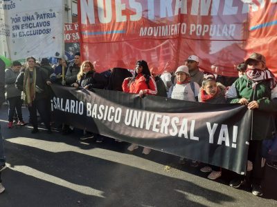 Salario Básico Universal, el tema base de la movilización de hoy en la Argentina