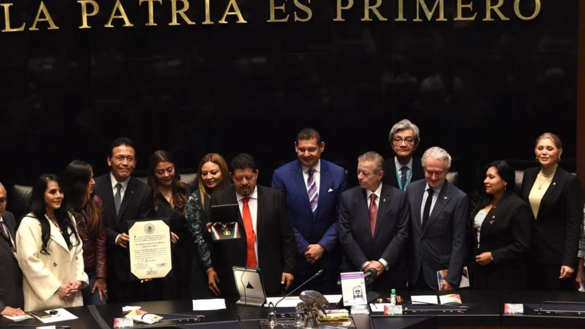 La entrega de la Medalla Belisario Domínguez