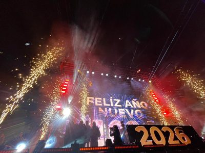 En CDMX 250 mil personas recibieron el Año Nuevo con masivo de música electrónica