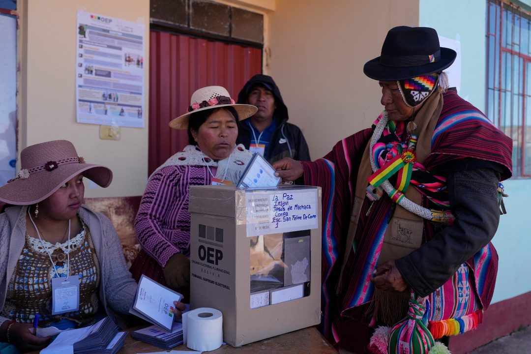 Votaciones en Bolivia Foto Juan Karita  AP