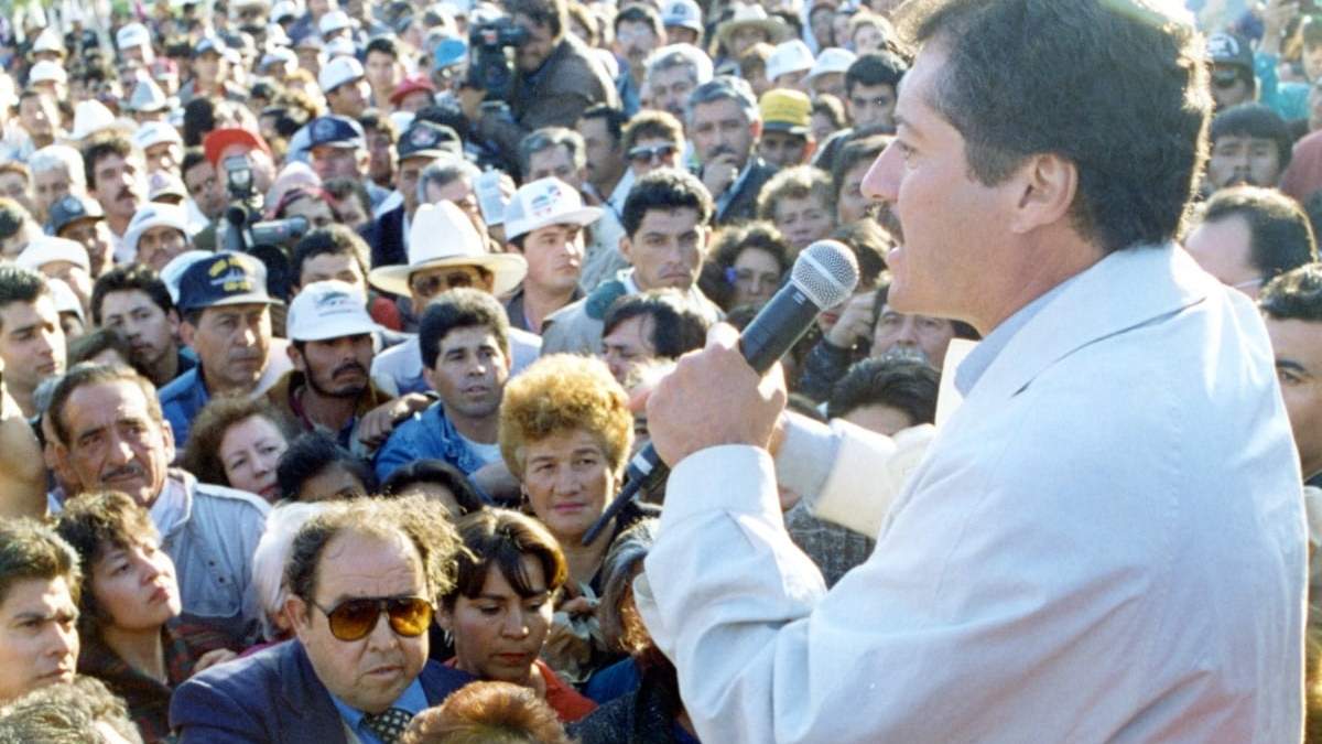 Luis Donaldo Colosio en Lomas Taurinas