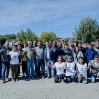 Darío Martínez visitó Piedra del Águila para apoyar al candidato a intendente Adolfo Paine