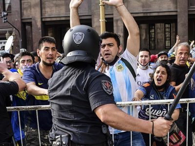 "Brazos caídos": la batalla campal por Maradona reflotó la grieta entre Berni y Frederic