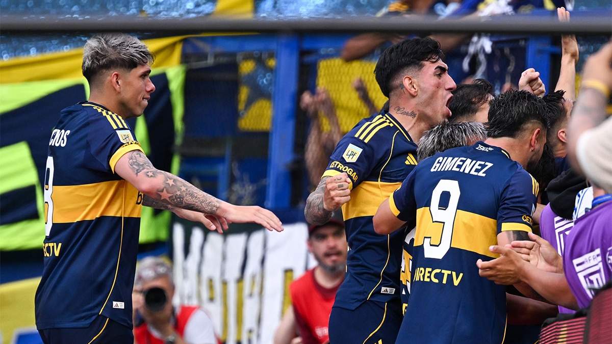 Festejo de Merentiel y compañía. Ganó Booooooooooooca
